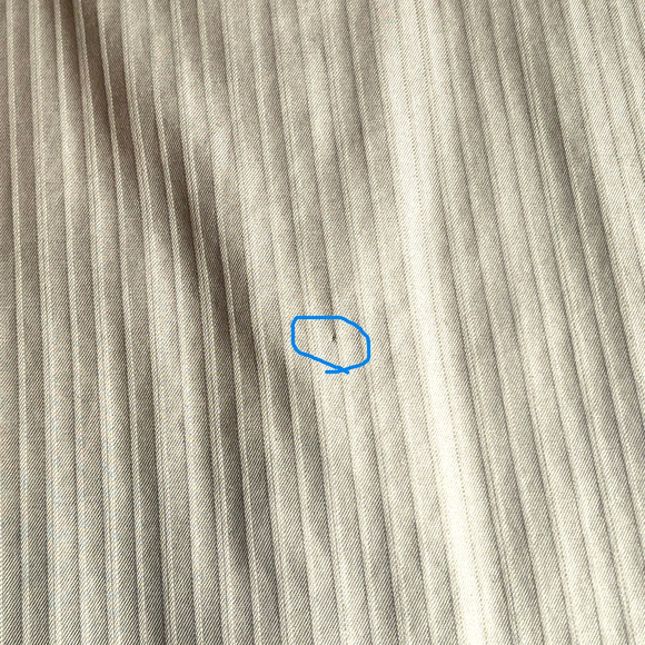 Kenneth Cole Reaction Slim Fit Size 16 32/33 Long Sleeve Stripe Button Shirt - Picture 6 of 6